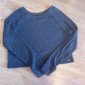 Gilly Hicks Hollister Ribbed, Long Sleeve, Cropped